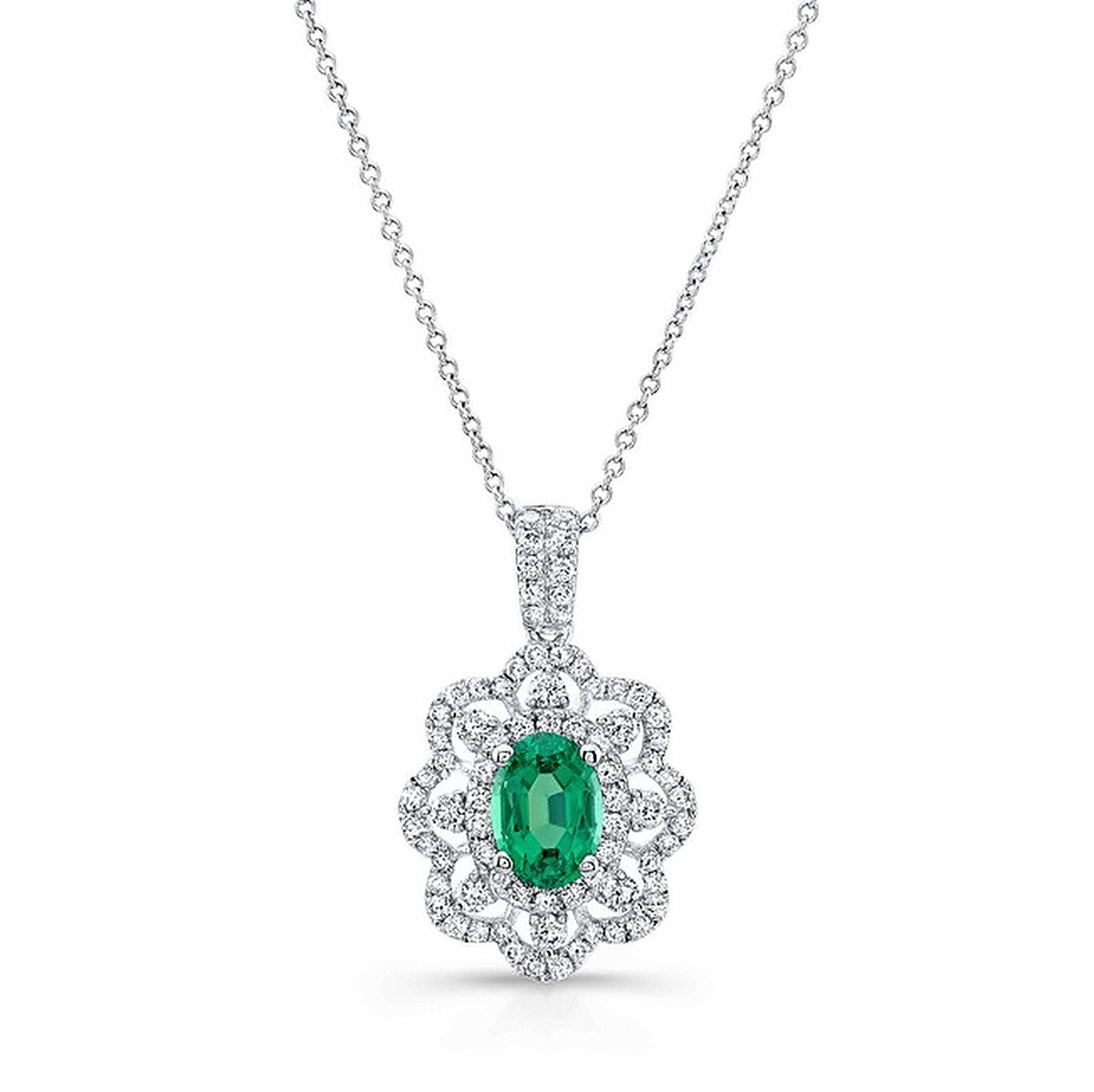 Emerald Vintage Pendant