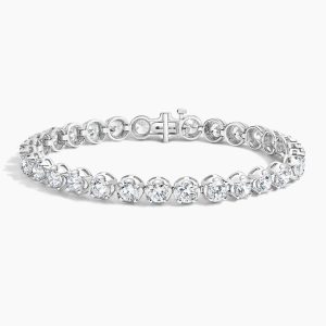 7 in. Certified Lab Diamond Tennis Bracelet (10 ct. tw.) in 18K White Gold