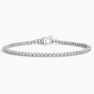 7 in. Diamond Tennis Bracelet (1 ct. tw.) in 18K White Gold