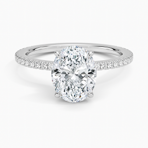 Demi Three-Quarter Coverage Diamond Ring (1/3 ct. tw.) in 14K White Gold