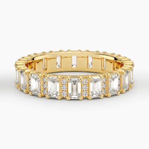 Naya Eternity Lab Diamond Ring in 14K Yellow Gold