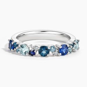 Luxe Marina Ring in 14K White Gold