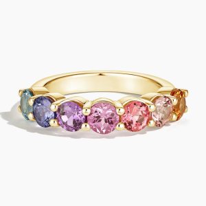 Luxe Sunset Ombre Ring in 14K Yellow Gold
