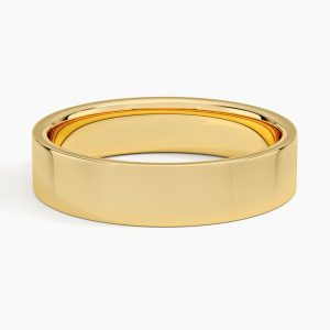 Mojave 5mm Wedding Ring in 14K Yellow Gold