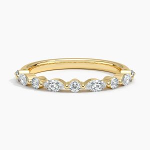 Versailles Half Coverage Lab Diamond Ring (3/8 ct. tw.) in 14K Yellow Gold