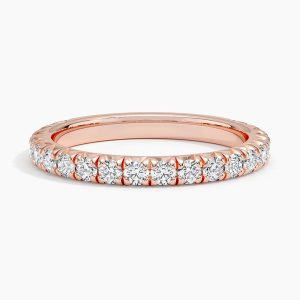 Sienna Three-Quarter Coverage Lab Diamond Ring (5/8 ct. tw.) in 14K Rose Gold