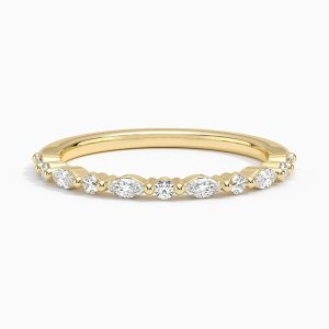 Delicate Versailles Diamond Ring (1/4 ct. tw.) in 14K Yellow Gold