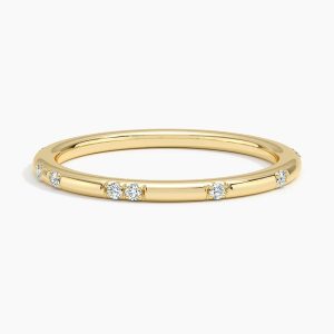 Astra 1.4mm Diamond Ring in 14K Yellow Gold